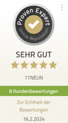 Proven Expert Info Siegel 77NEUN